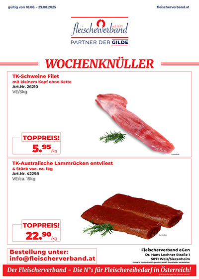 Wochenknüller TK Schweinefilet TK Lammrücken web 1