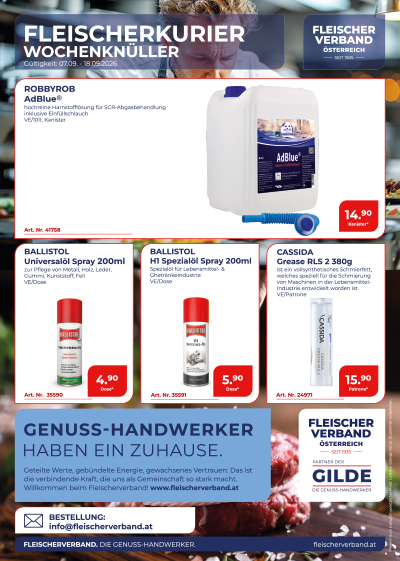 AD Blue und Schmierstoffe