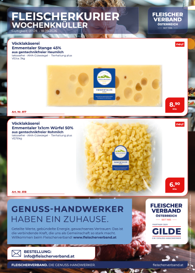 Wochenknüller Vöcklakäserei Käse